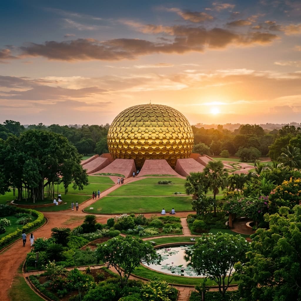 Matrimandir at Auroville